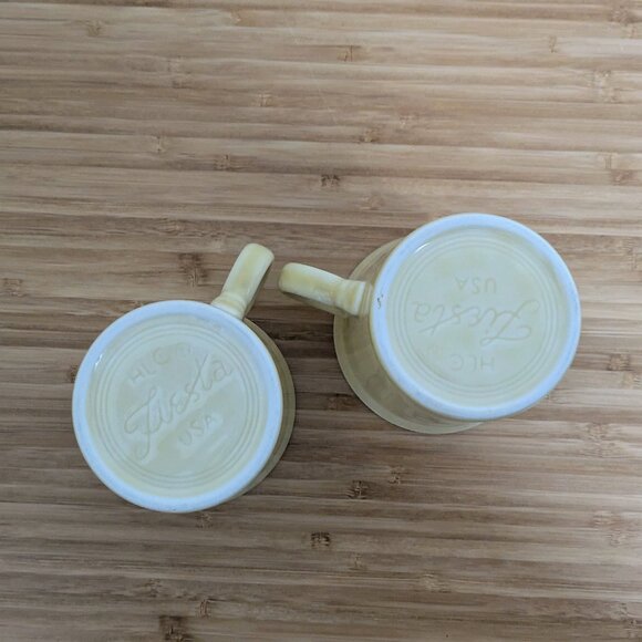 Pair of Fiestaware Ivory Mugs – Discontinued Color - Picture 4 of 4